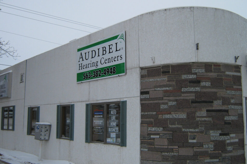 outside Audibel Hearing Centers in Decorah
